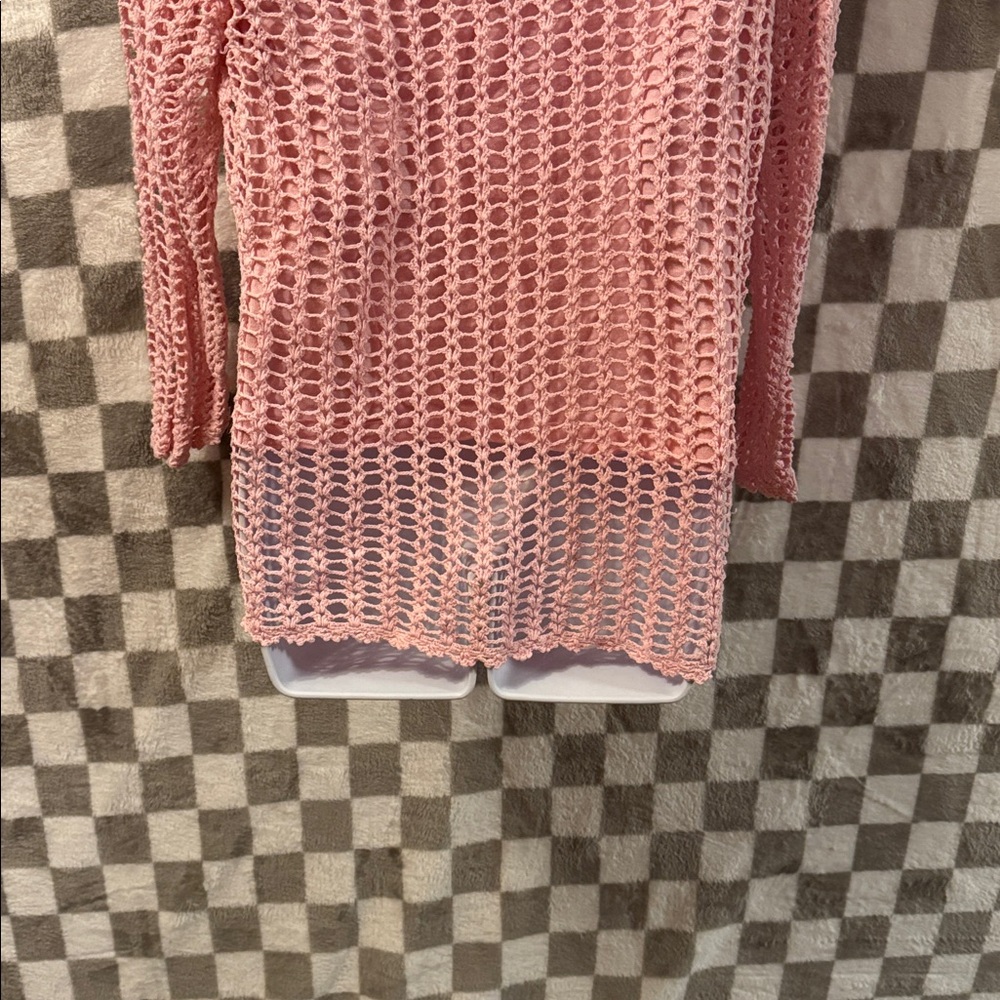 Croft & Barrow Women’s Long Sleeve XL CrewNeck Pullover Knit Crochet Lined Top - Picture 9 of 12
